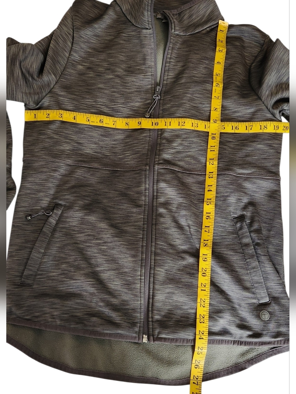 Talbots Brushed Scuba High-Low Jacket Large - Picture 5 of 8